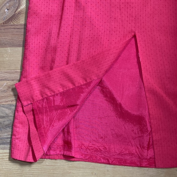 Mister Leonard Bright Red 3 Piece Skirt Set, Size 10 (tag missing). - Picture 10 of 13